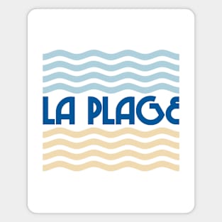 La Plage - The Beach (ocean colors) Magnet